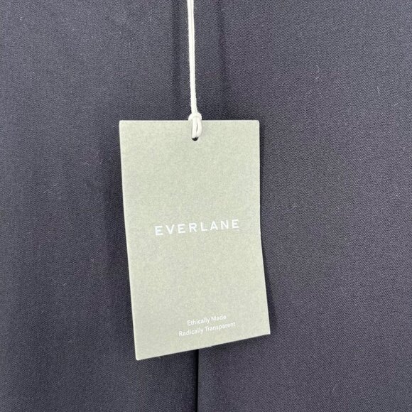 Everlane Womens Kick Crop Work Pant Size 00 Black Classic Stretch Staple NEW - Picture 4 of 12